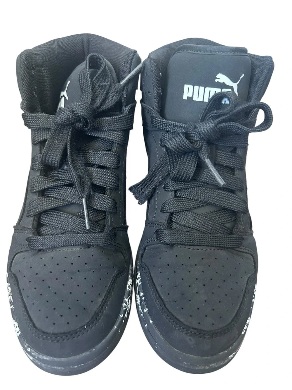 Puma Kids' Rebound LayUp Mountain Park High Top Sneakers Size 4/22CM